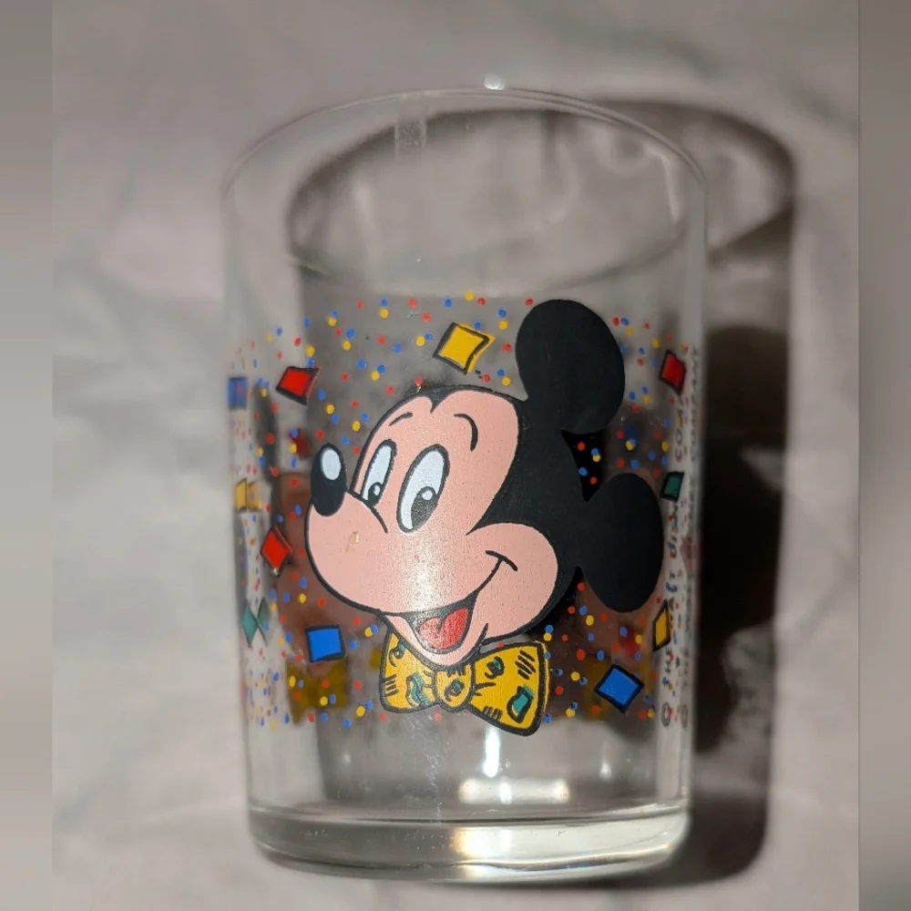 Vintage Disney Mickey Mouse Glass.